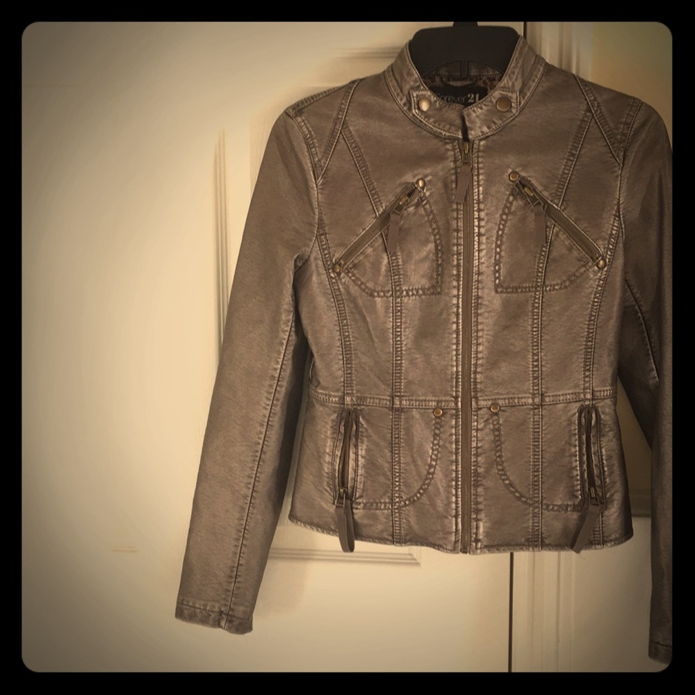 Forever 21 faux leather jacket